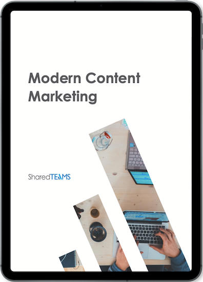 sharedteams modern content marketing ebook